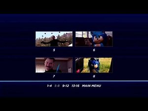 Sonic the Hedgehog (2020) Dvd Menu