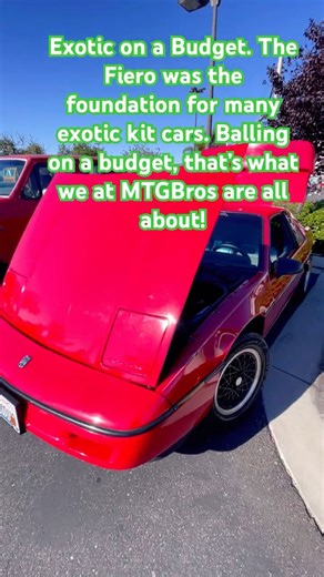 The Pontiac Fiero, how many Ferrari Testarossa kit cars were made from this platform? Clean one here