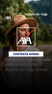 1ª marca mundial de seguros. ¡Un año de aventuras sin imprevistos ni preocupaciones! Calcula tu precio ahora en nuestra web y viaja sin imprevistos | AXA Assistance