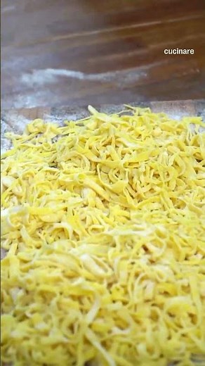 ¡Tallarines caseros! Una pasta bien artesanal hecha para disfrutar en familia