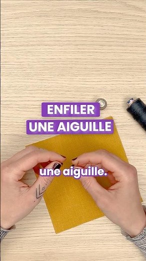 Tutorial: Threading a needle #training #fashion #diy