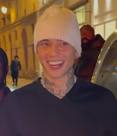 #CentralCee attends the opening of the NikeSKIMS pop-up in Paris | Central Cee