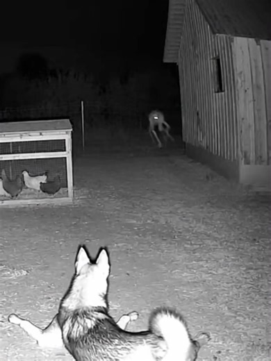 Dog Protects Chickens from Mysterious Creature Attack