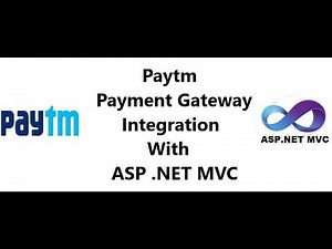 Paytm payment gateway Integration with ASP .NET MVC