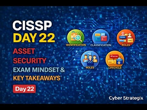 CISSP Day 22 Asset Security Key Takeaways