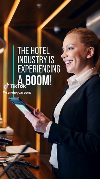 Picture this: Hotel jobs will not only be growing but also flourishing beyond market expectations in the next five years! 🌱⬆️ Got ambitions? The hospitality industry’s projected growth is your green light. Whether you’re into service, management, or innovation, there’s a place for you. Don’t wait for the future to find you. Step into it now at ServingCareers.com and see where the hospitality industry can take you! 🔗 #ServingCareers #HospitalityLife #CareerGrowth
