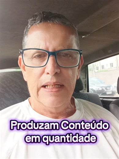 Produzam conteúdo em quantidade. @claudiodicas10