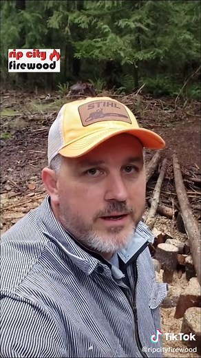 More firewood cutting tips! #woodcuttershelper #stihl #quality #ripcityfirewood #stalekracker #magnet