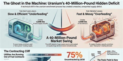 The 40-Million-Pound Ghost: Why Uranium's Real Deficit is Invisible