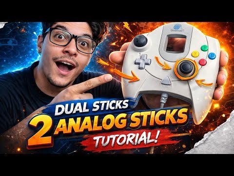 Dreamcast 🔥2 analogue control l TUTORIAL