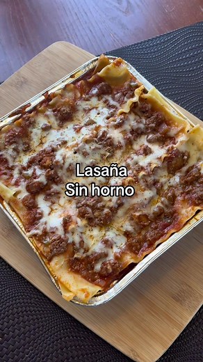 Receta fácil de lasaña sin horno