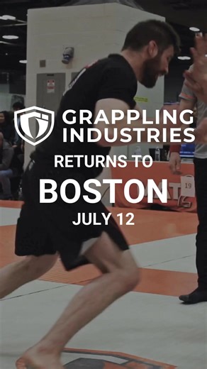 The world's premier ROUND ROBIN Gi and No Gi tournament returns to BOSTON on JULY 12! At Grappling Industries, our prices ALWAYS include both a Gi AND NoGi division! 🤼‍♂️ We offer Gi and NoGi divisions for Kids, Teens, Adults, Masters, and Seniors of all levels. 🔁 Compete in our world renowned ROUND ROBIN format, offering multiple matches per division for every competitor. 🎢 Experience the thrill of our fast-paced, points-based, no advantages rule set. 🏅Our medals are the most unique in the 