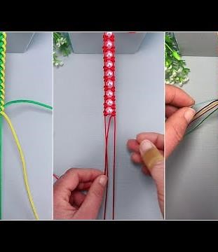 Colorful Thread Keychain DIY | Step by Step Tutorial