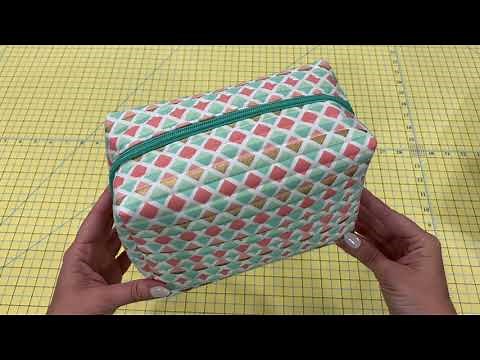 Quilted Box Bag | Sewing Project Tutorial