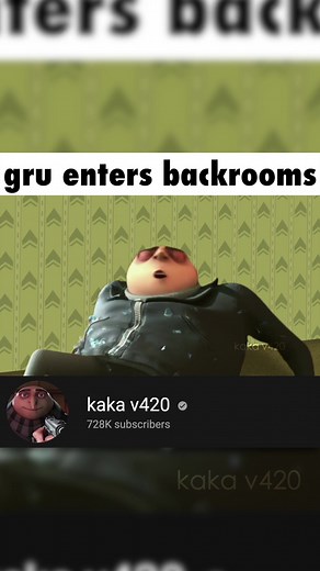gru enters backrooms #gru #despicableme #minions