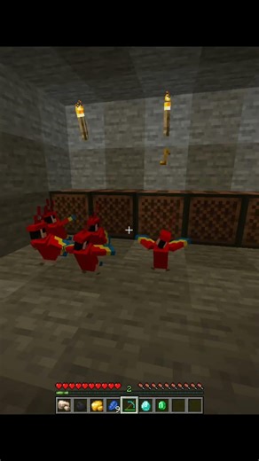 Minecraft parrot dance #minecraft