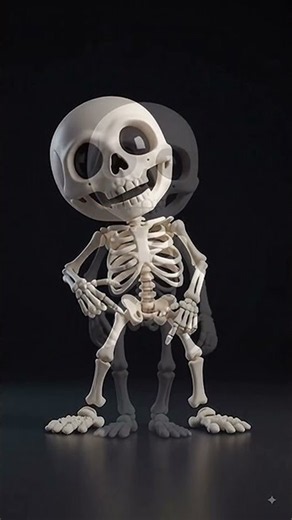 💀 Skeleton Dance! 😂🔥 | Funny Skeleton Dance Animation #Shorts