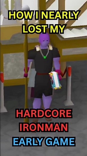 Almost Died on My Hardcore Ironman during Waterfall Quest 😱 | OSRS #osrs #hcim #quest #ironman