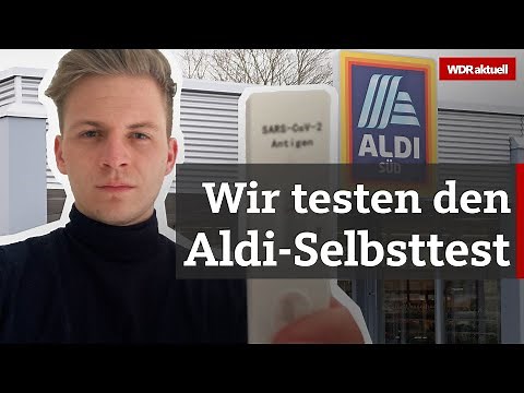 So funktioniert der Corona-Selbsttest von Aldi I Aktuelle Stunde