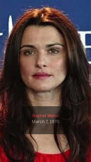 a CELEBRITY Birthdays TODAY | 🎭 Rachel Weisz | March 7th #tiktok #instagram #short #news