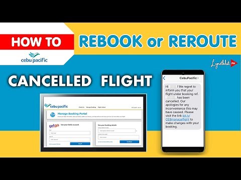 GUIDE! How to REBOOK or REROUTE Cancelled Cebu Pacific Flight for FREEE!!! #Rebook #Cebupacific