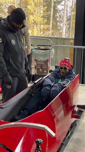 Getting up with the bobsled teams. | Snoop Dogg