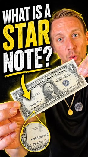 What Is A Star Note? Why Does Your Bill Have A Star On It? #currency #coin #coincollecting #money