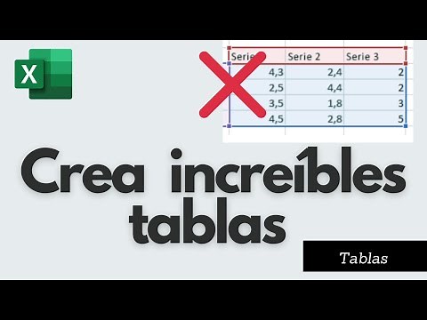 Como usar Excel para hacer tablas