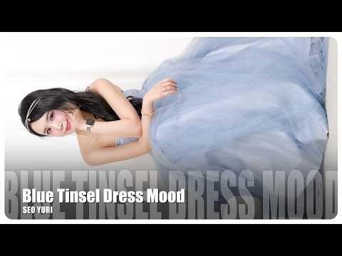 Blue Tinsel Dress Mood ✨ Blue Tinsel Dress Mood Model Seo Yuri SEO YURI 25122702 LKM Motor Show