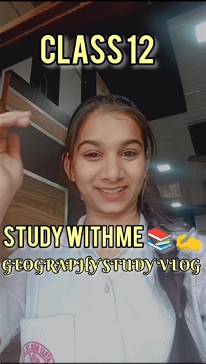 1 Hour Geography Lecture 😭 Thak Gayi 💀Class 12 Study Vlog #shorts #minivlog #studywithme #studyvlog