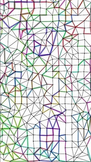 Graph traversals #digitalart #creativecoding