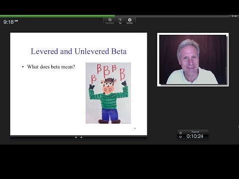 Levered and Unlevered Beta, James Tompkins