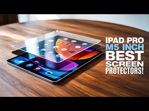 Top 6 Best iPad Pro M5 13 Inch Screen Protectors 2026!