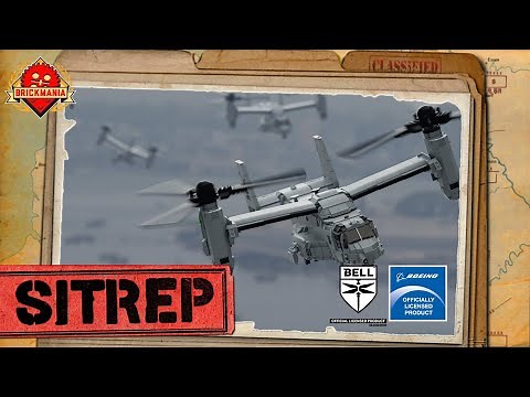 Complete V-22 Osprey™ Custom Military LEGO Build!