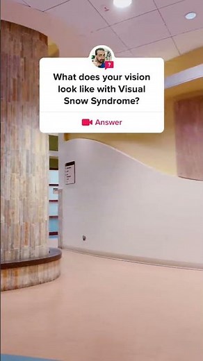 **Do you see constant static, flickering dots, or visual ‘snow’ in your vision? ❄️👁️ You might be