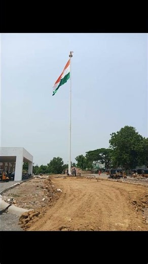 Flag Mast Installation Completed 🇮🇳 Srikakulam | Flag Pole Erection Project by ICONIC GROUP