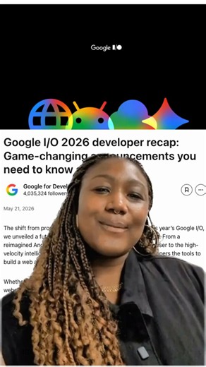 The agentic era is here. 🤖Google just dropped major updates for devs, including:🚀 Gemini 3.5 Flash: 4x faster performance🏗️ Antigravity 2.0: New CLI for building local agents📱 Android migration: Port apps in hours via AI StudioGet the full developer recap here: