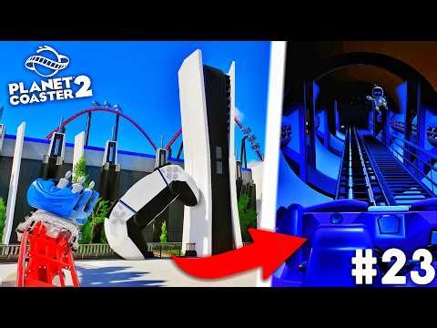 FINAL Roller Coaster COMPLETE in my Theme Park!! Planet Coaster 2