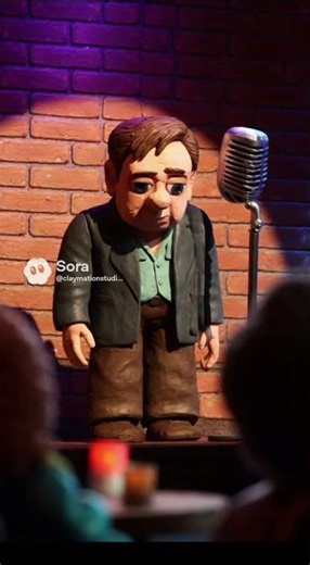 Claymation standup comedy 'egyptians walk like everybody else.'