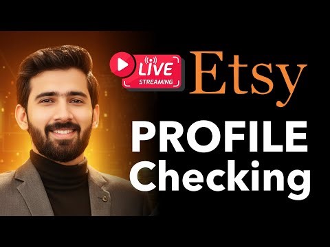 ETSY live Profile checking issue seo keyword Zakria afzal