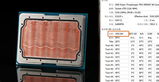 Threadripper PRO 9995WX $12,000 mod turns heat spreader into a water block, stays under 50°C at 1,550W - VideoCardz.com