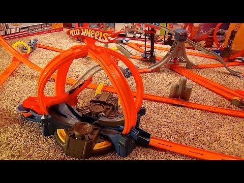 Hot Wheels Trick Tracks Layout Demonstration