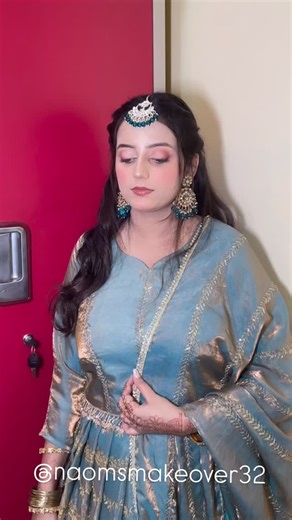 Naoma Afzal(BRIDAL MAKEUP ARTIST)💄 on Instagram: "Subtle glamorous party makeup look that made her the absolute prettiest💘 Makeup and hairstyle by @naoms_makeover23 #makeupartist #bridalmakeupartist #bhadohimakeupartist #trendingreels #mua #viralreels #trendingaudio #postit #boost #brides"