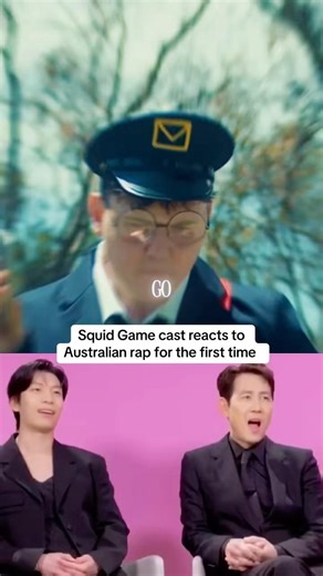 Squid games cast didn’t know that Aussies could even rap 👀 #squidgames #aussie #rapartist