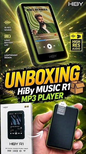 HiBy R1 Mp3 Music Player (2026) 📦 UNBOXING