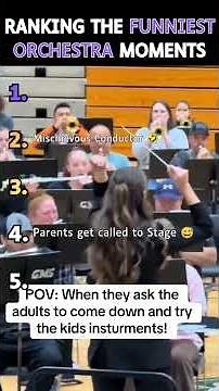 Ranking The Funniest Orchestra Moments 🤣