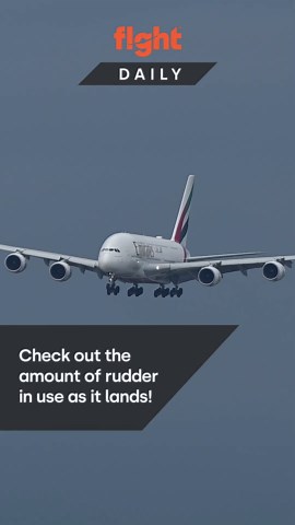 Why Is This A380 Yawing So Much?