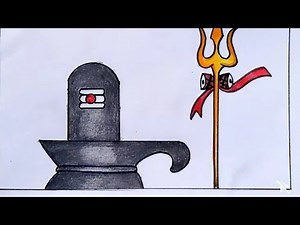 how to draw a shivling drawing easy step by step ll mha Shivratri drawing ll shivling pencil drawing