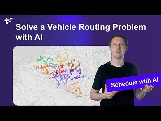 Solve a Vehicle Routing Problem with AI | Geoffrey De Smet