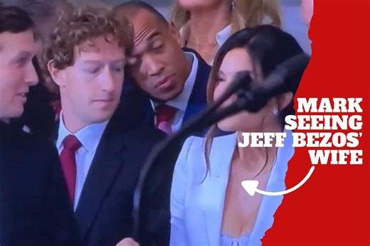 Mark Zuckerberg can not stop seeing Jeff Bezos ' wife